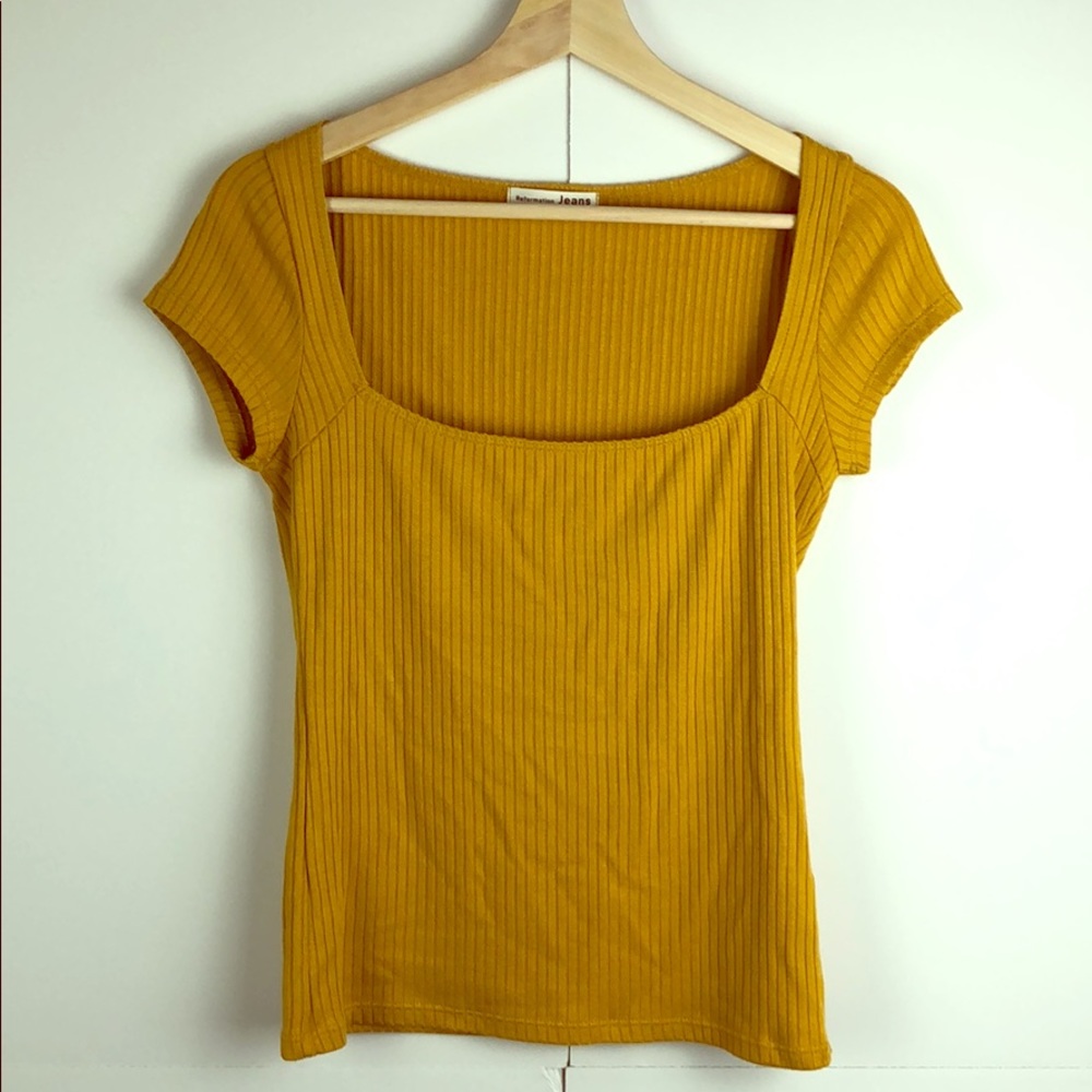 Beautiful Reformation Top (Mustard)